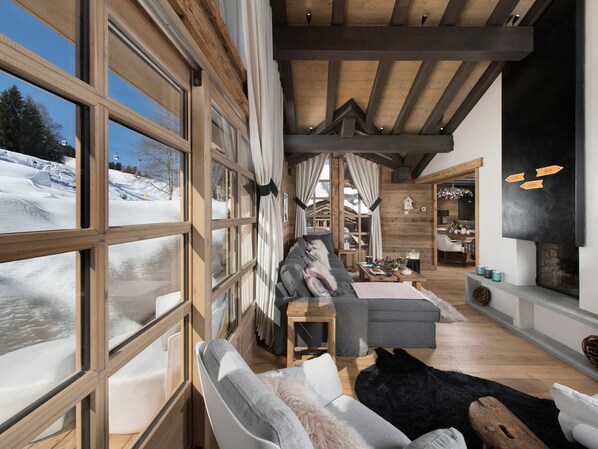 Interior - Luxury chalet with spa, pool, and slope views in Courchevel 1550 (Courchevel 1550)