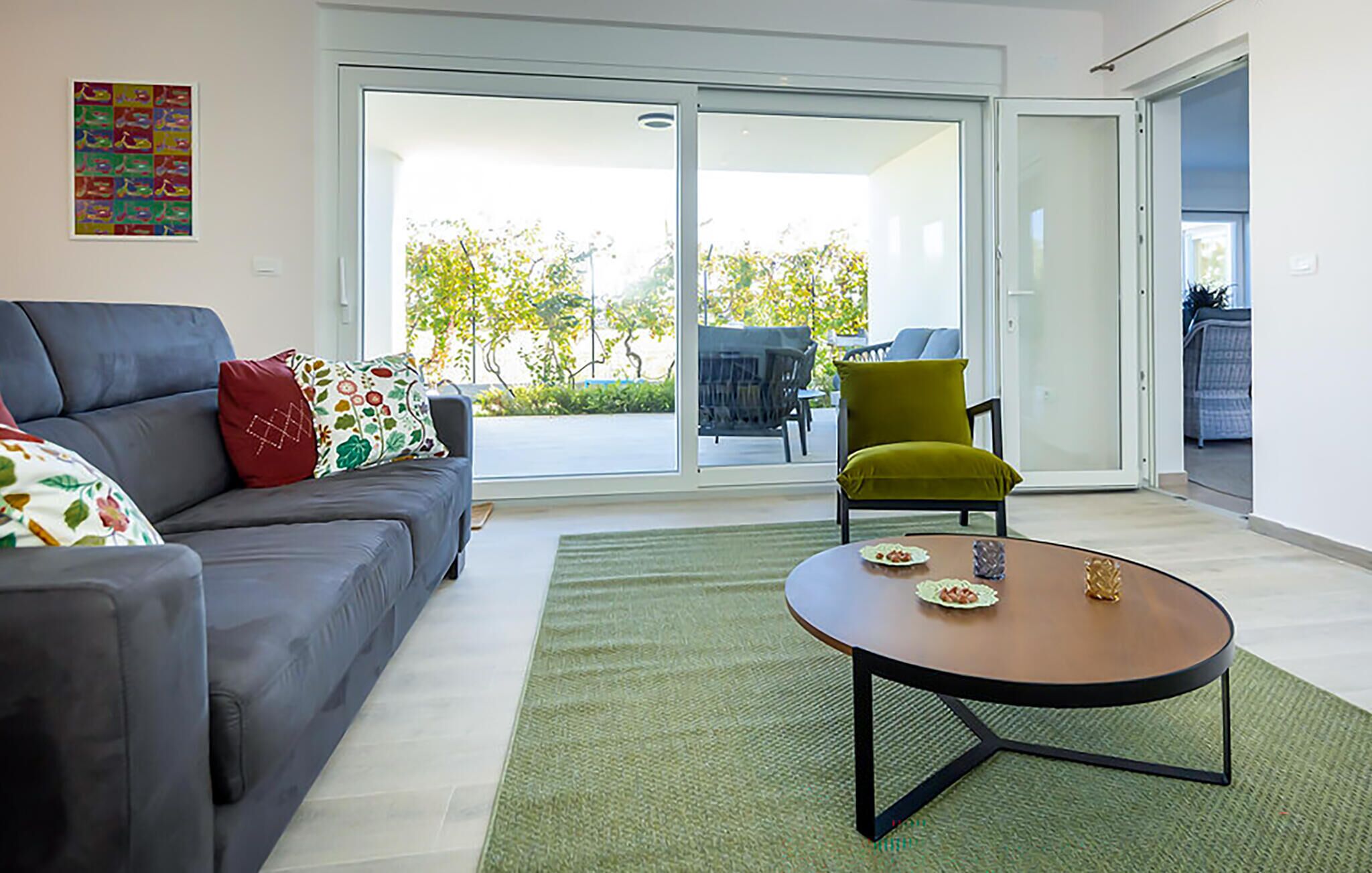 Télévision, table de tennis de table