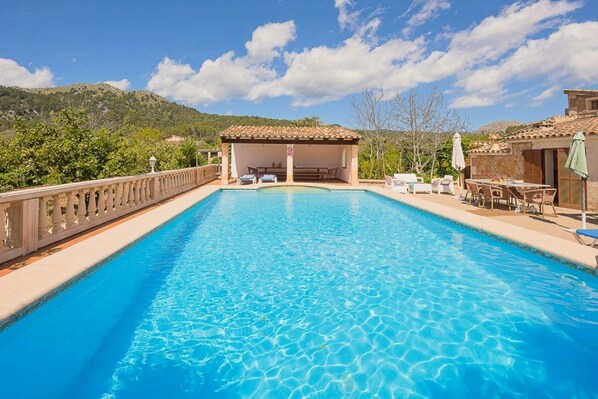 Outdoor pool - Villa Colonya Den Jaume- 3 bedroom, spacious terraces & fabulous views, Pollensa (IB)
