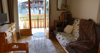 Studio cabin at the foot of the slopes in Combloux(74).
