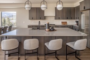 Fridge, microwave, oven, stovetop - Book Now For Winter! Stunning New Ski Home with Private Hot Tub and Views! (Big Sky)