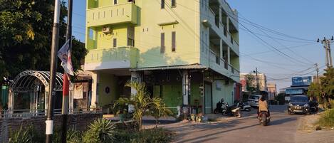 Fassade der Unterkunft