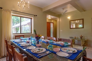 Room, 4 Bedrooms, Terrace | Dining room - Amã Stays & Trails Dulwich Terrace, Panchgani (Wai)