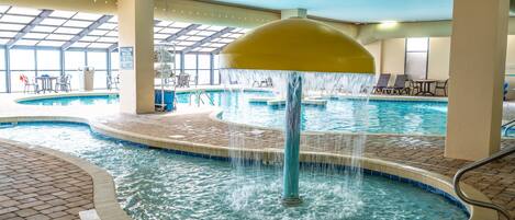 Indoor pool, a heated pool