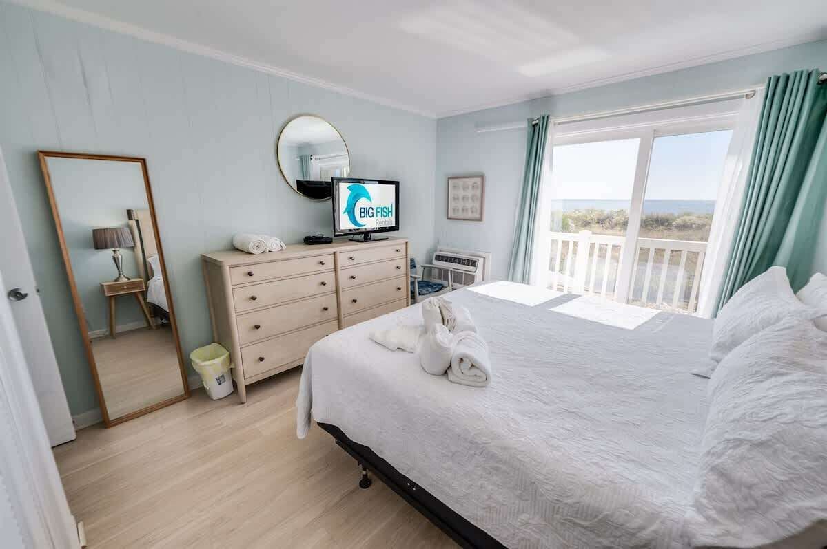 2 slaapkamers, een strijkplank/strijkijzer, wifi, beddengoed