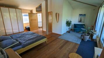 1 chambre, fer et planche à repasser, lit parapluie, Wi-Fi gratuit