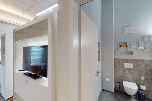 Premium Loft PZ4 | 1 chambre, espace de travail pour ordinateur portable, Wi-Fi gratuit