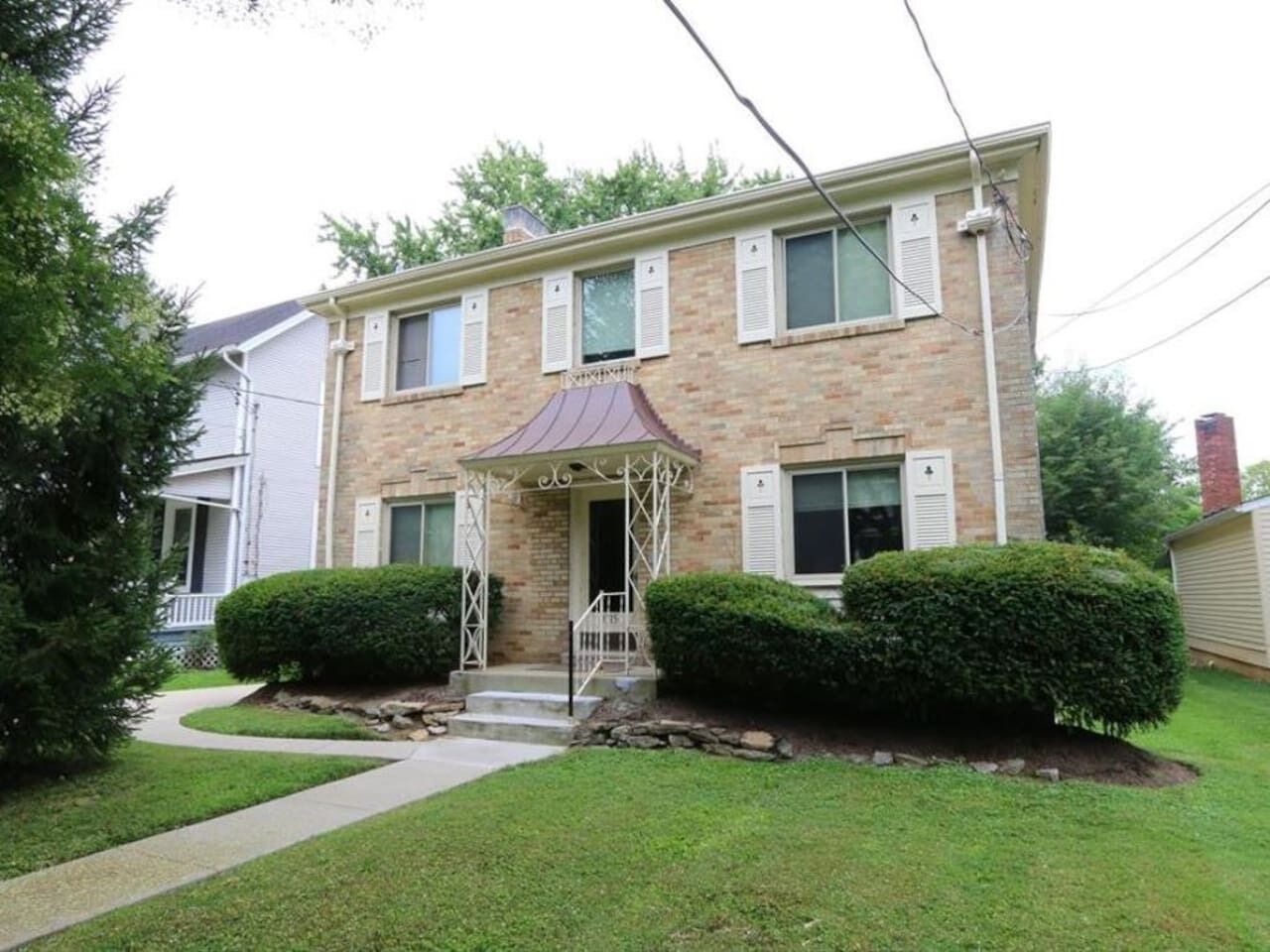 Apartment is located in a 4 unit apartment building. 