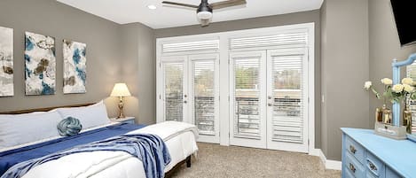 2 bedrooms, desk, iron/ironing board, free WiFi