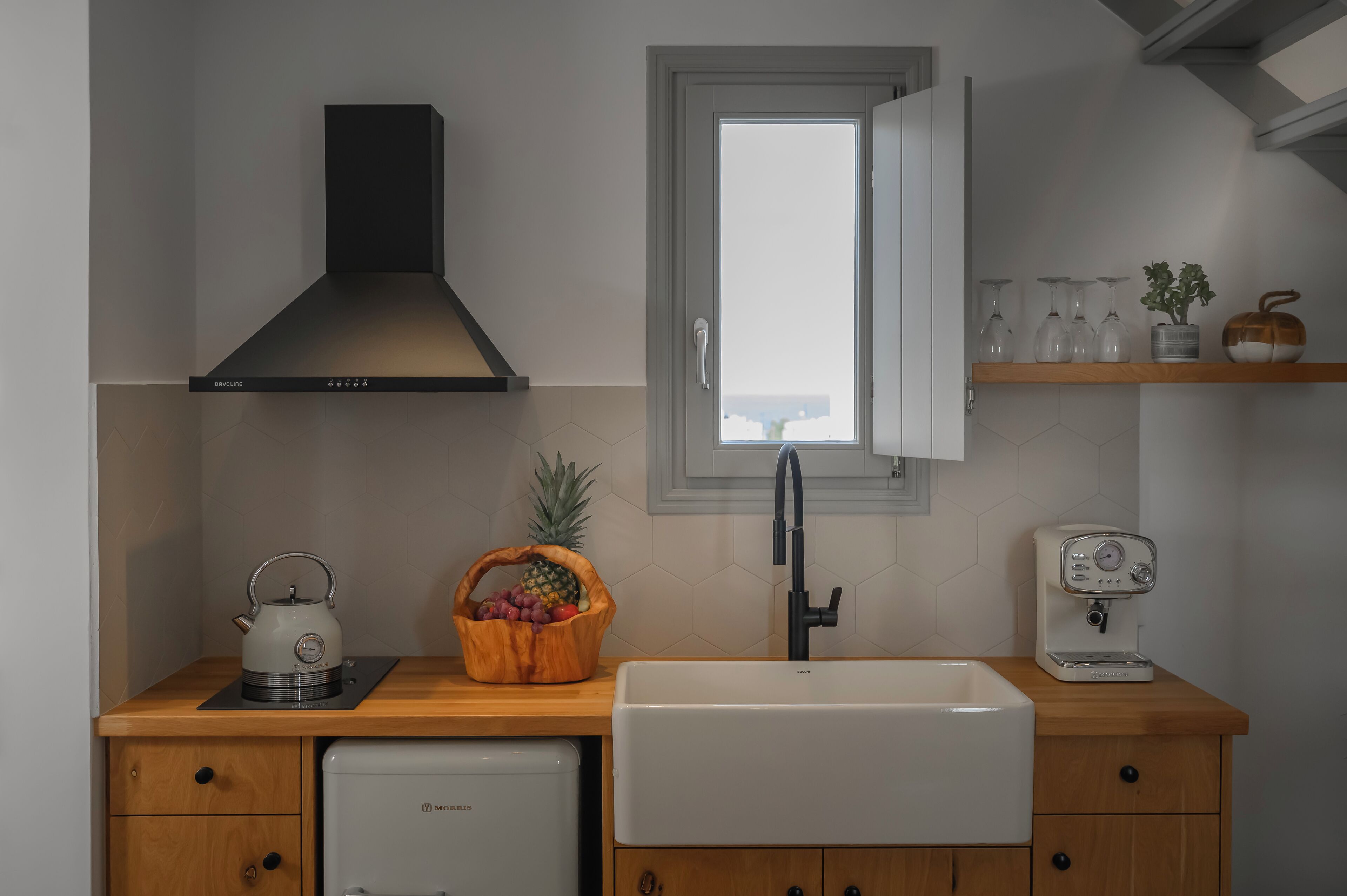 gold diamond suite with hot tub | private kitchenette | fridge, stovetop, espresso maker, electric kettle