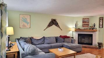 TV, DVD player, stereo