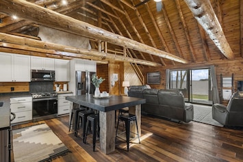 Main Level Living Room & Kitchen