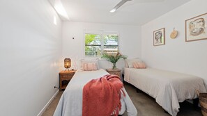 2 chambres, fer et planche Ă repasser, Wi-Fi, draps fournis