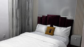 Standaard tweepersoonskamer | Lakens van Egyptisch katoen, luxe beddengoed, Select Comfort-bedden