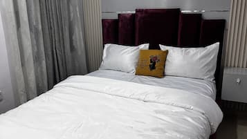 Standaard tweepersoonskamer | Lakens van Egyptisch katoen, luxe beddengoed, Select Comfort-bedden