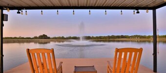 The Belle Plain Caboose is a secluded romatic stay with great fishing!