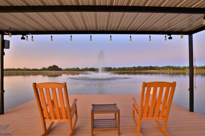 The Belle Plain Caboose is a secluded romatic stay with great fishing!