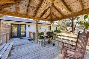 Terrace/patio - 4 Mi to Beach: Wilmington Home w/ Gazebo Deck! (Wilmington)