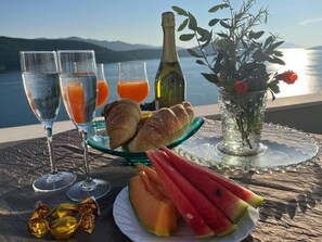 Outdoor dining - Villa Grande / Studio Apartment 7 (Neum)