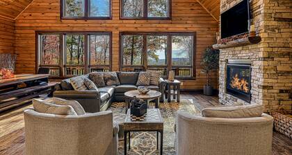 Beau Chateau - enchanting lake villa with hot tub, fireplaces, & generous deck
