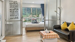 1 habitación, tabla de planchar con plancha, wifi y ropa de cama 