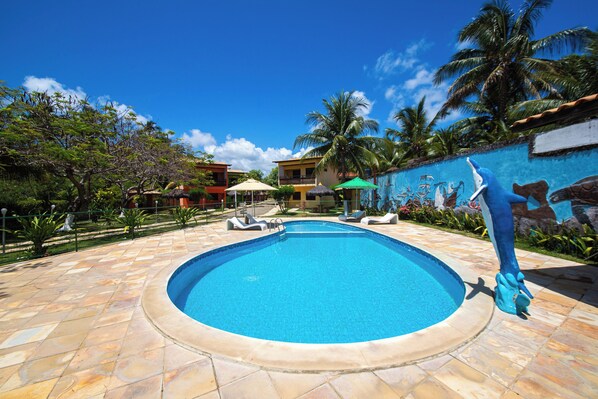 Indoor pool, open 8:00 AM to 6:30 PM, pool umbrellas, sun loungers