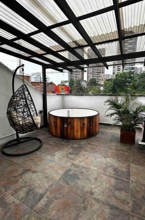 Terrace/patio - Ático con Jacuzzi en el Parque Lleras (Medellín)