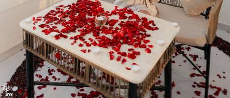 Blick von der Unterkunft