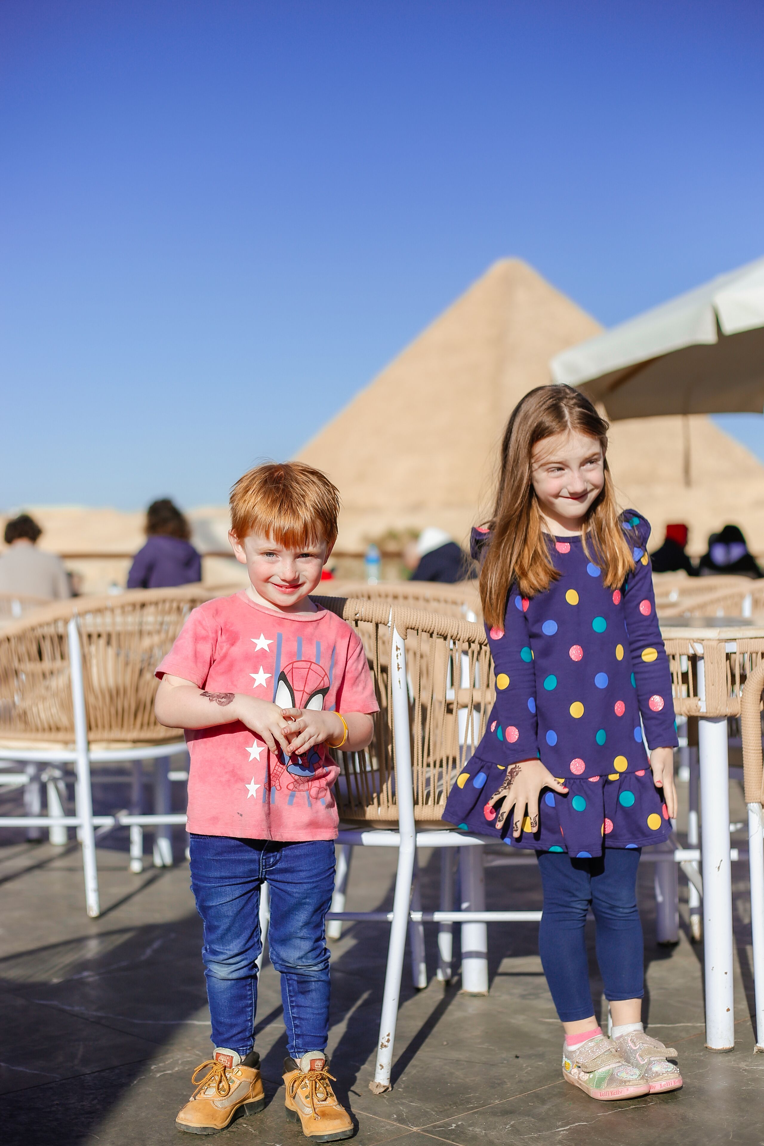 Foto - sphinx pyramids view