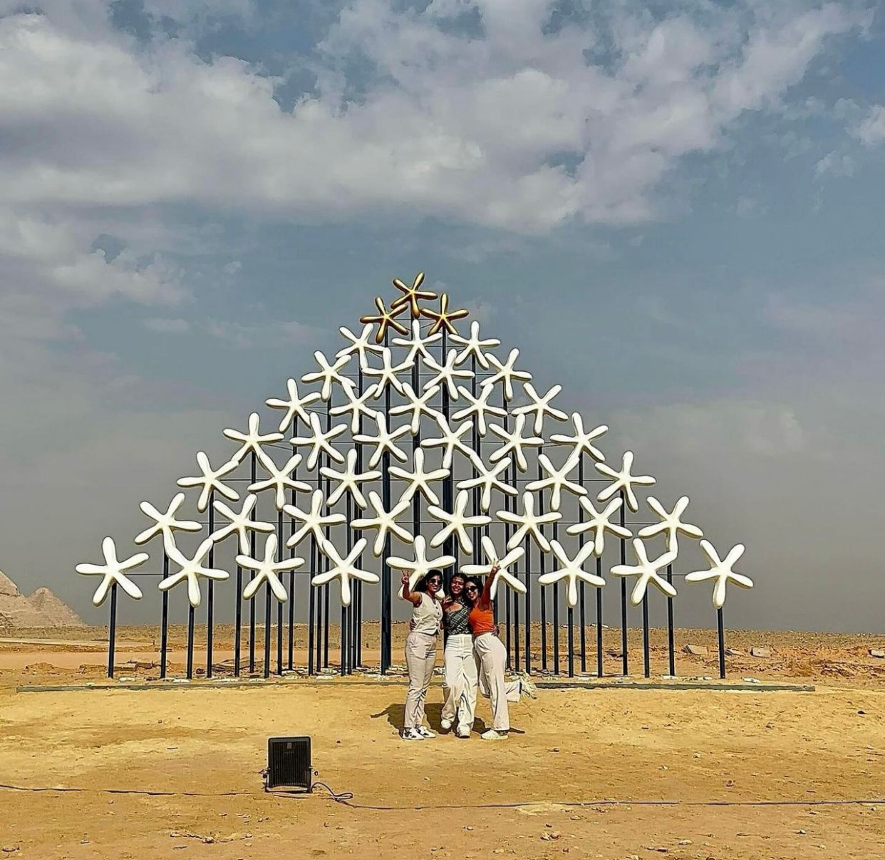 Foto - sphinx pyramids view