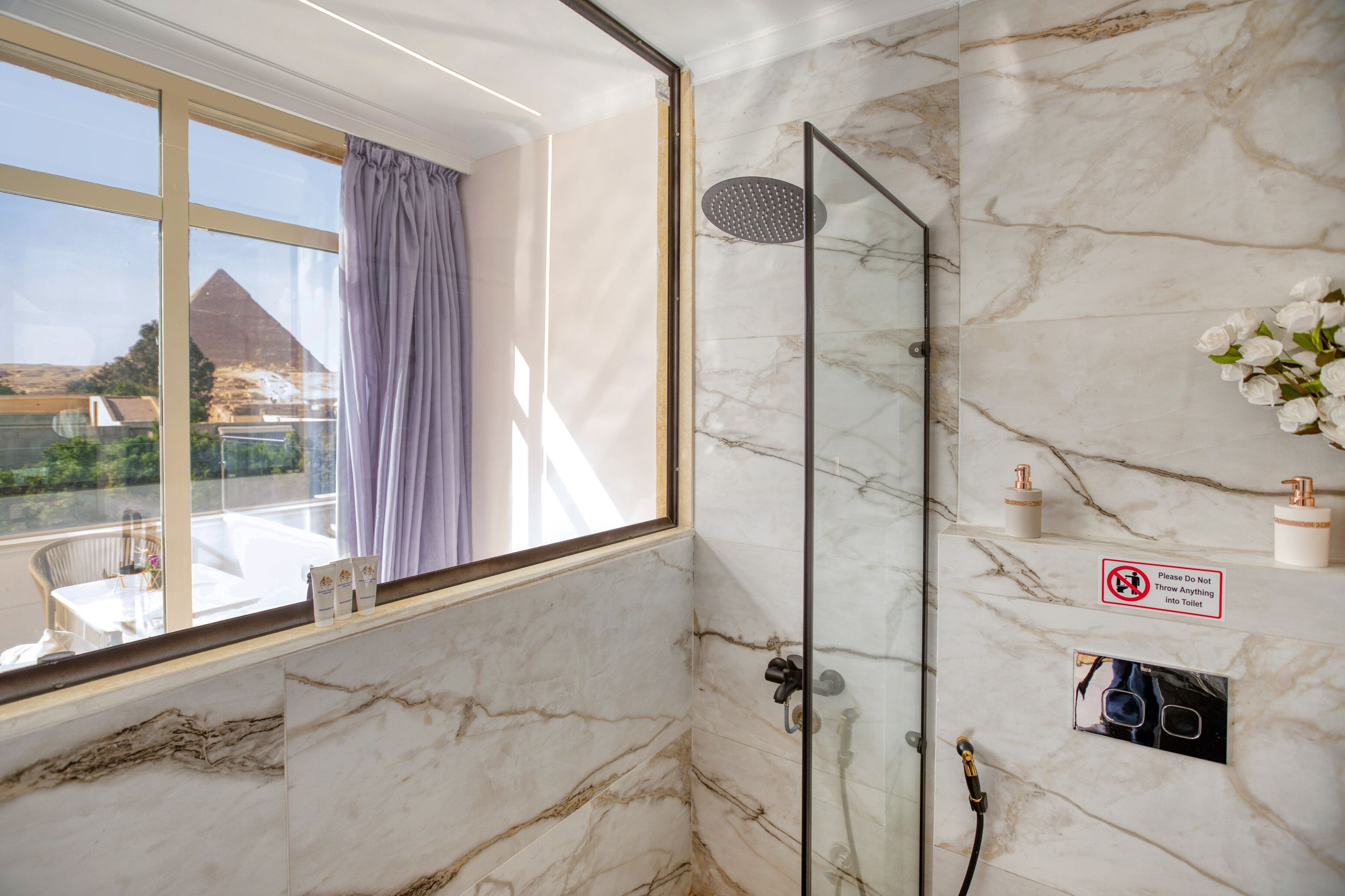 Foto - sphinx pyramids view