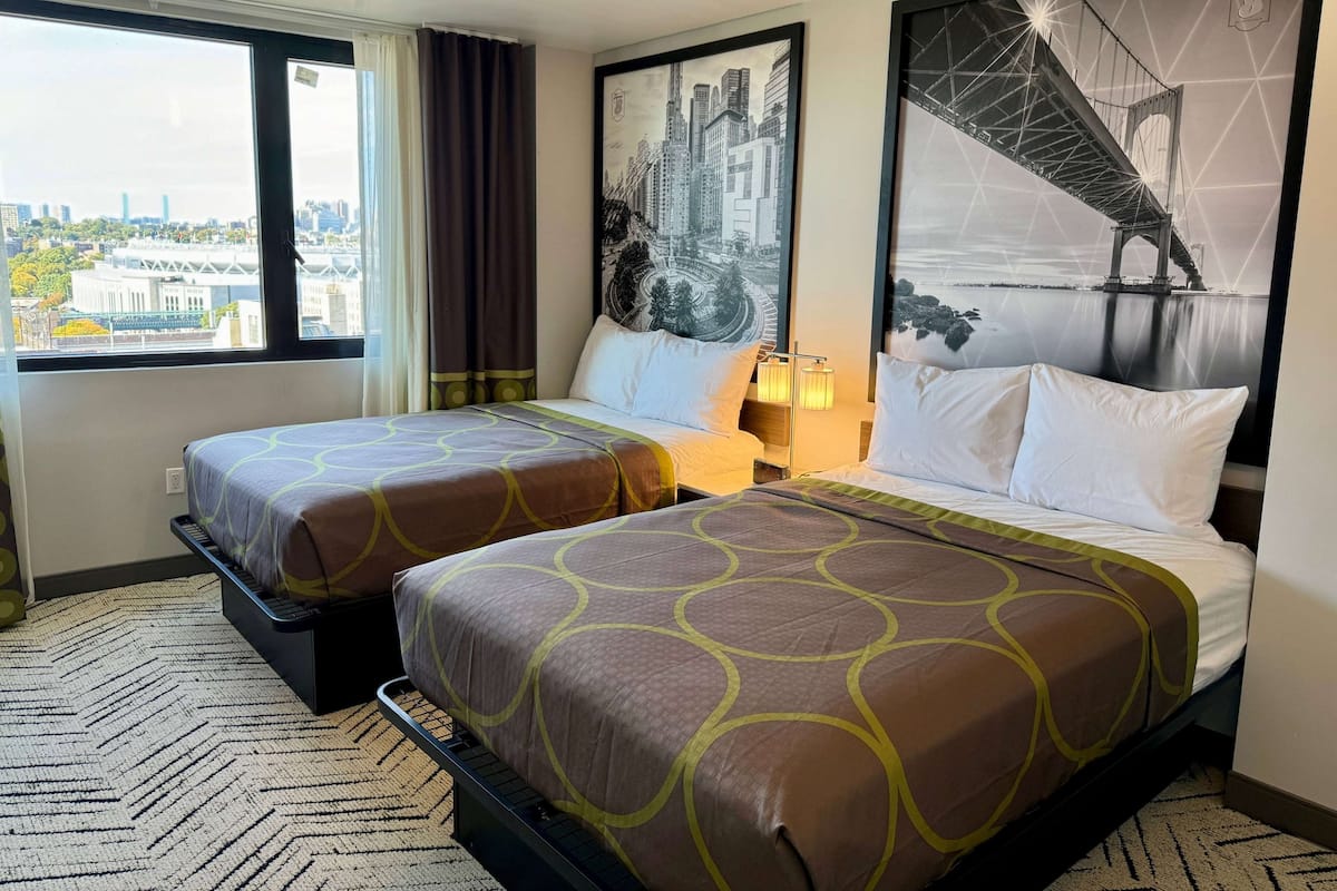 Room, 2 Double Beds, Non Smoking | Free WiFi