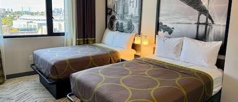 Room, 2 Double Beds, Non Smoking | Free WiFi