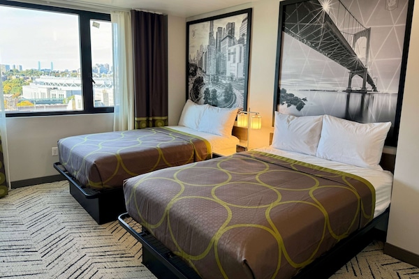 Room, 2 Double Beds, Non Smoking | Free WiFi