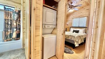 2 bedrooms, iron/ironing board, travel crib, free WiFi