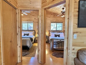 2 bedrooms, iron/ironing board, travel crib, free WiFi