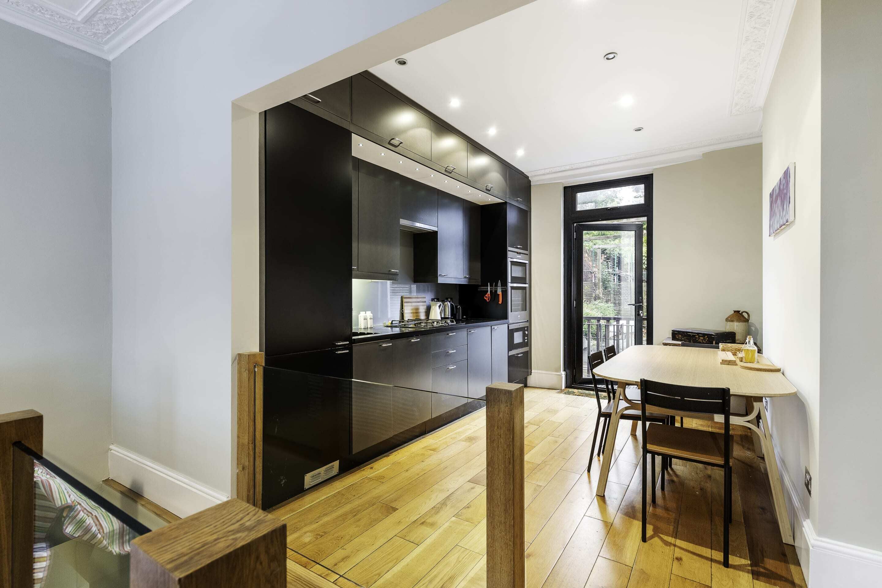 Apartment | Private kitchen | Freezer, dining tables