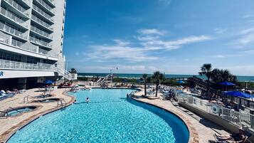Indoor pool, a heated pool