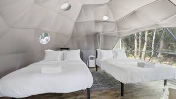 Tenda Premium, 2 Tempat Tidur Double, hot tub | Wi-Fi gratis dan seprai linen