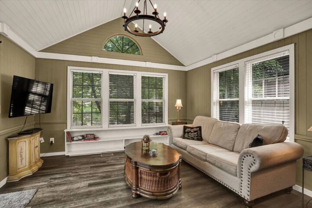 TV connectée, cheminée