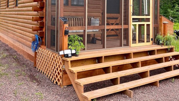 Exterior detail - Secluded Off-Grid Cabin, Upper Peninsula Getaway on 36 Private Acres (Bruce Crossing)