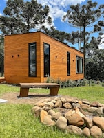 Cabana superior, banheira de hidromassagem | Fachada