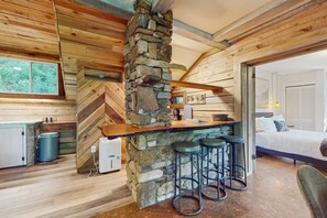 Interior - Scenic cabins with fireplaces, children's items, W/D - dog-friendly (Horse Shoe)