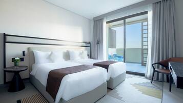 Hypoallergeen beddengoed, pillowtop-bedden, een kluis op de kamer