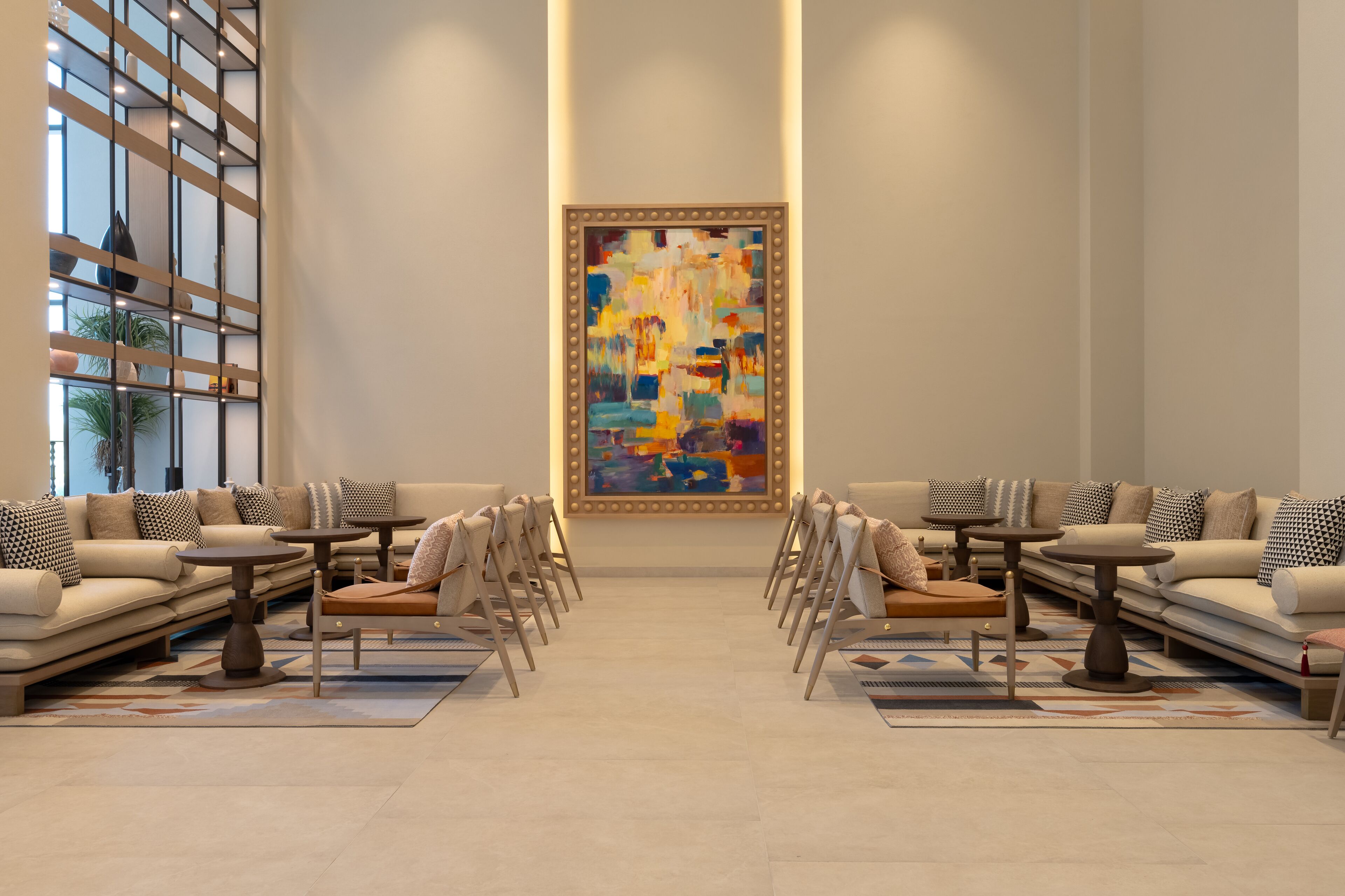 Sala de estar en el lobby