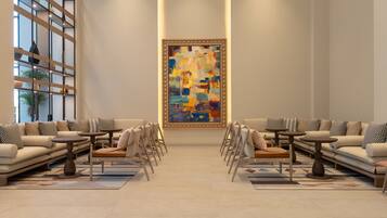 Sala de estar en el lobby