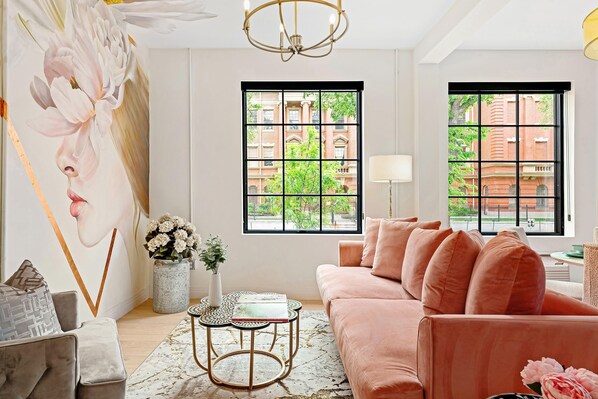 Marissa Napoletano Art Suite 112 | Living area