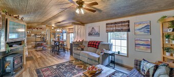 Northville Cabin with Fire Pit, 4 Mi to Boat Ramp!