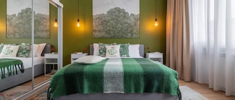 Appartement Deluxe | 2 chambres, draps en coton égyptien, literie de qualité
