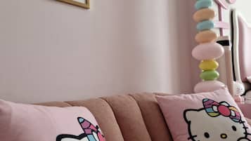 42-inch LCD TV with digital channels, streaming services, offices